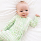 Pistachio Gingham Bamboo Sleeper Motette 