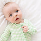 Pistachio Gingham Bamboo Sleeper Motette 