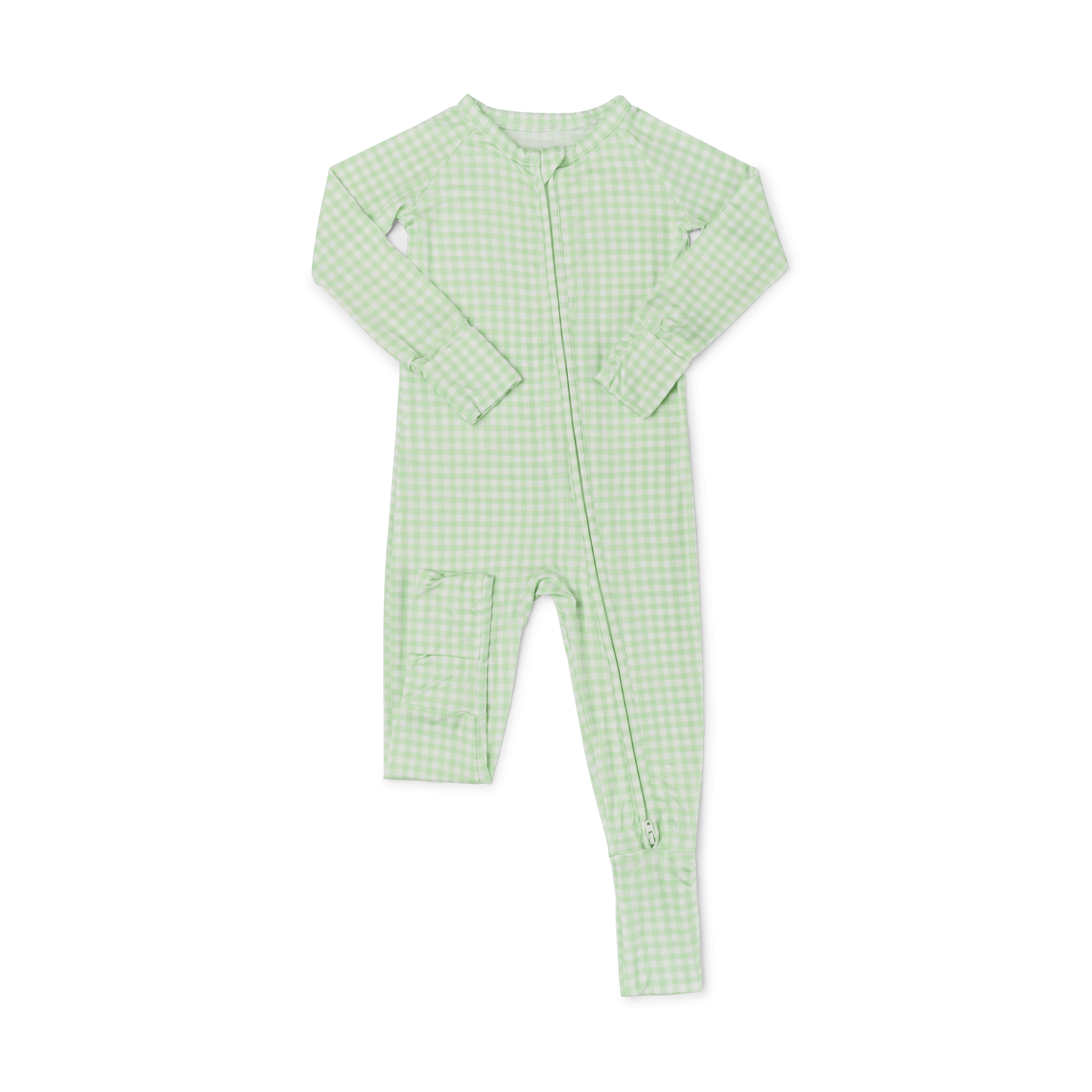 Pistachio Gingham Bamboo Sleeper Motette 