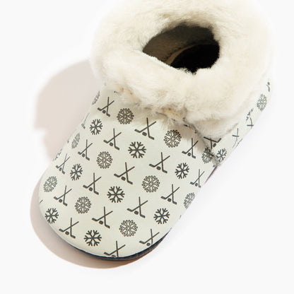 (Coming Soon) Power Play Shearling Baby Shoe Shearling Mocc Soft Sole 