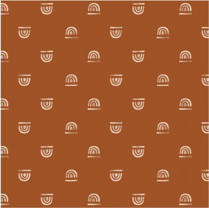 Rainbow Rust Organic Cotton Mat