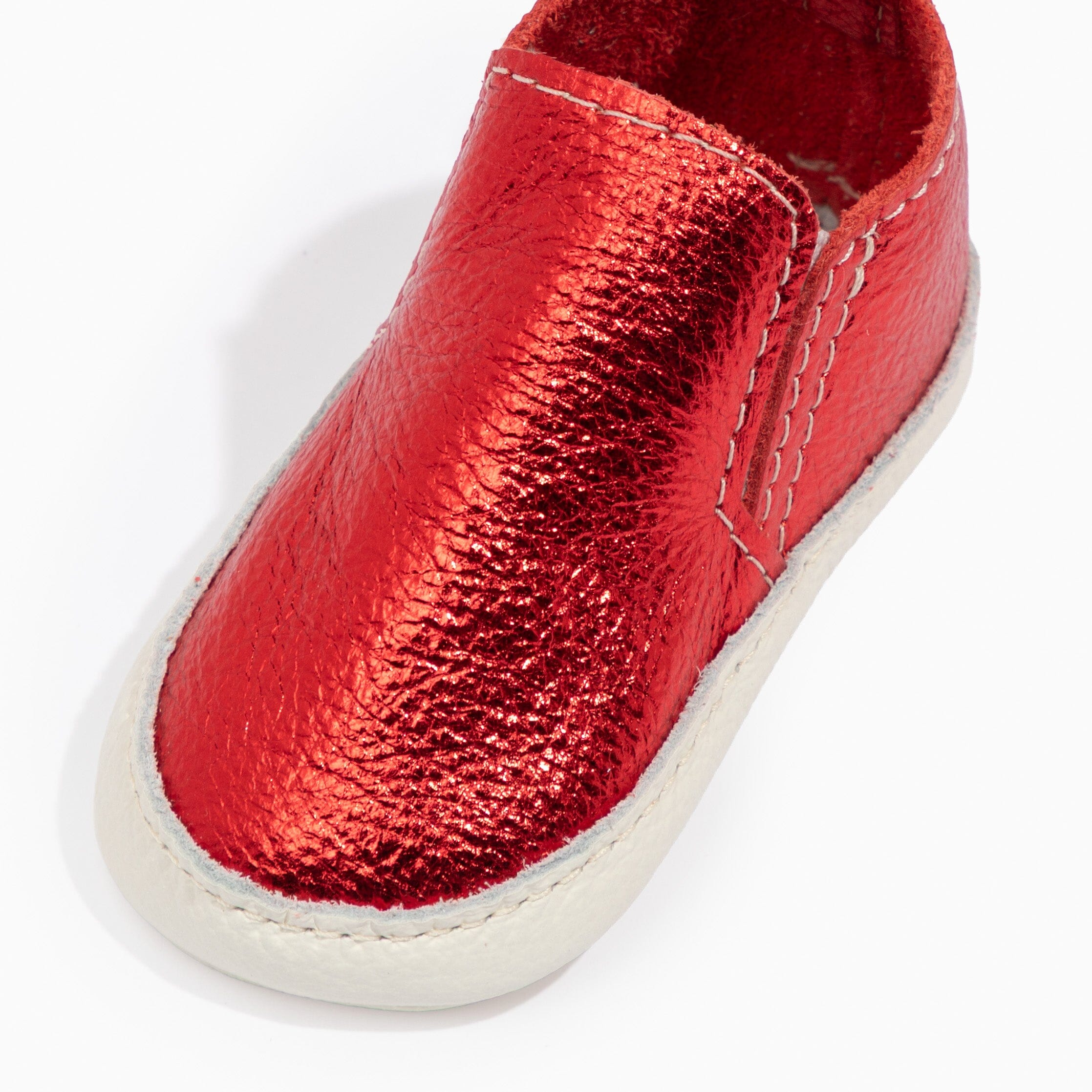 Ruby Red Slip On Baby Shoe Slip On Soft Sole 