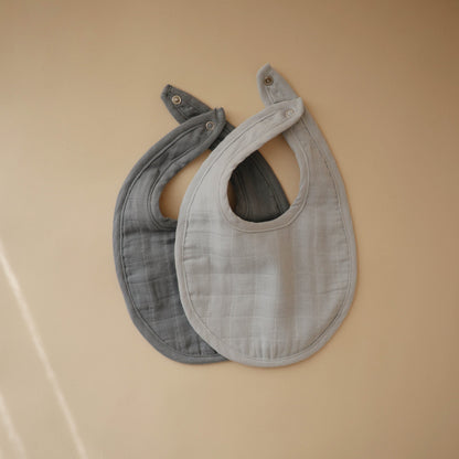 Muslin Bib 2-Pack Muslin Bib Mushie 