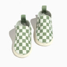 Sage Check Slip On Baby Shoe Slip On Soft Sole 