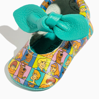 Scooby Gang Knotted Bow Baby Shoe Knotted Bow Mocc Soft Sole 