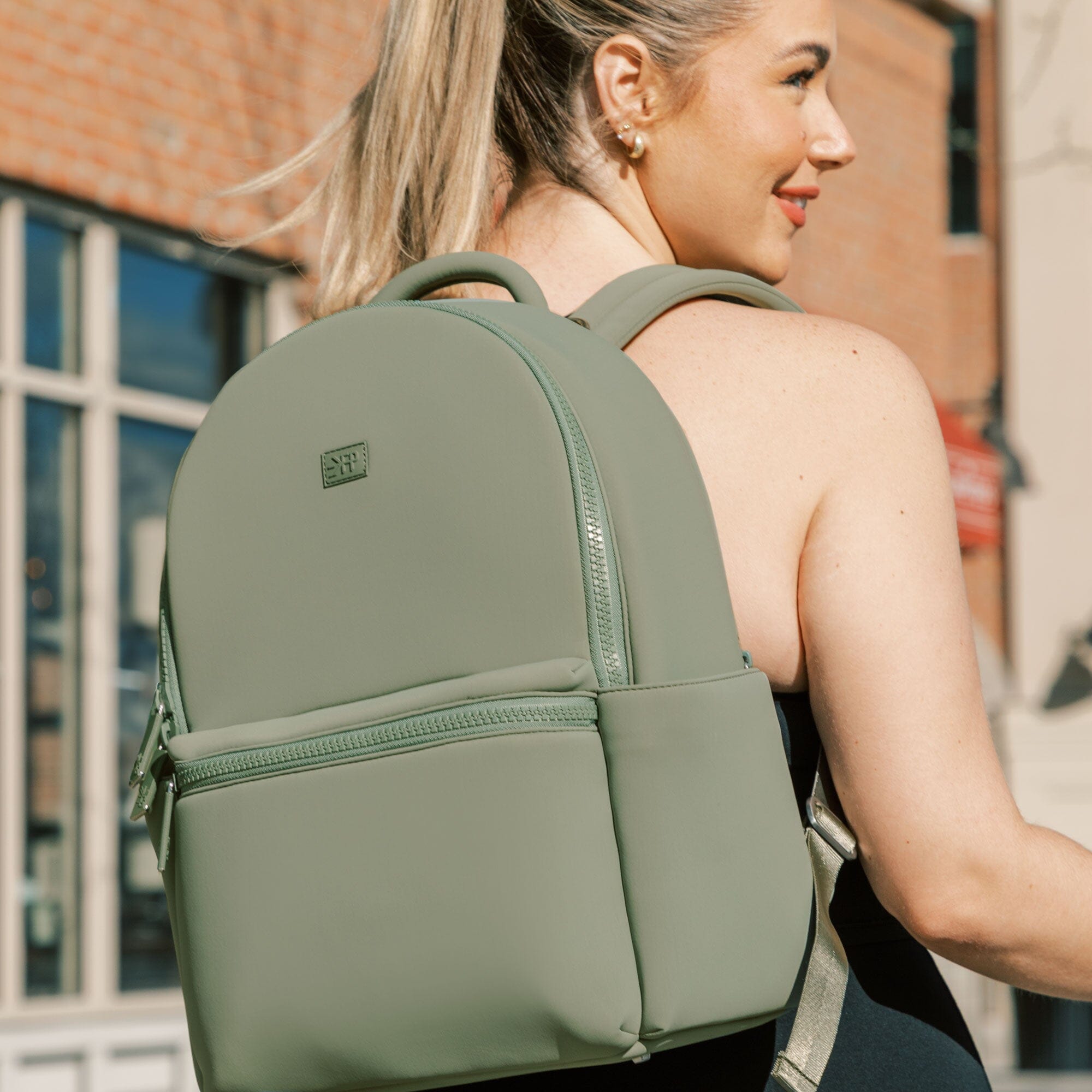 Freshly Picked Sage Seoul Neoprene City Backpack