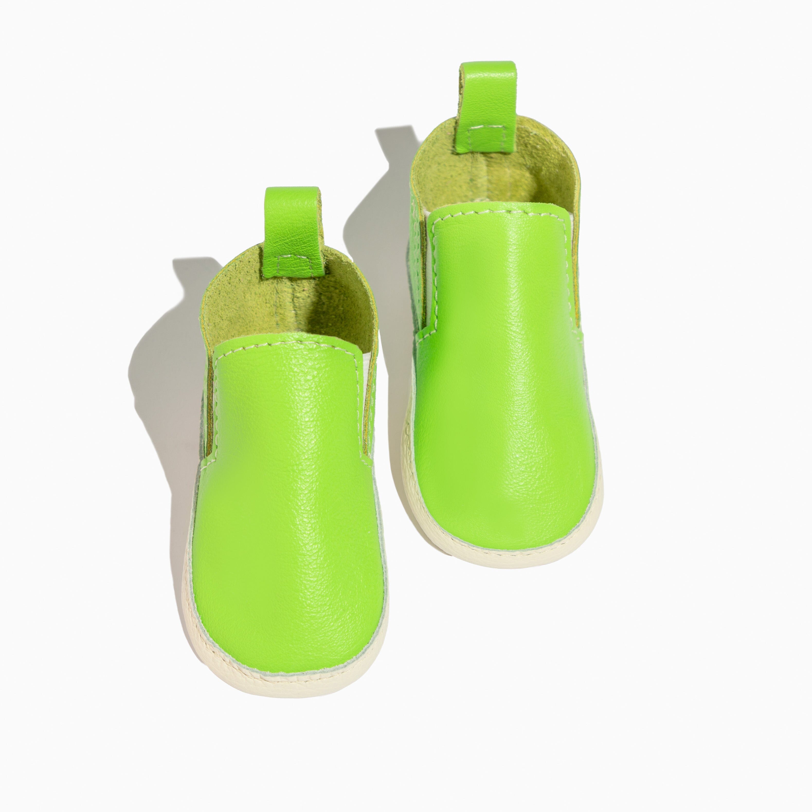 Lime Slip On Baby Shoe Slip On Soft Sole 