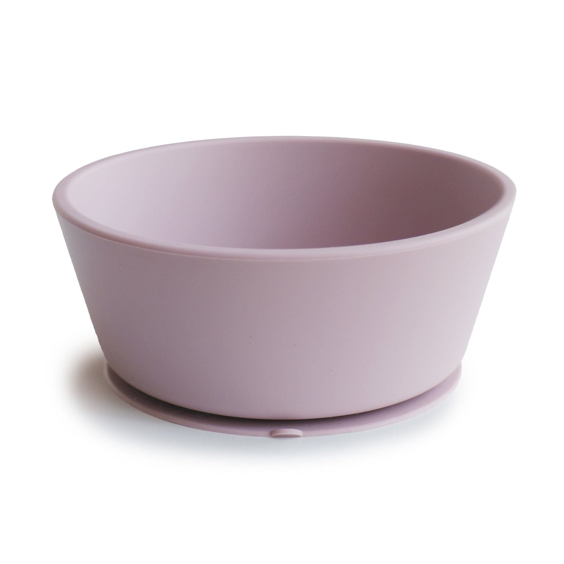 Silicone Suction Bowl silicone tableware Mushie Soft Lilac 