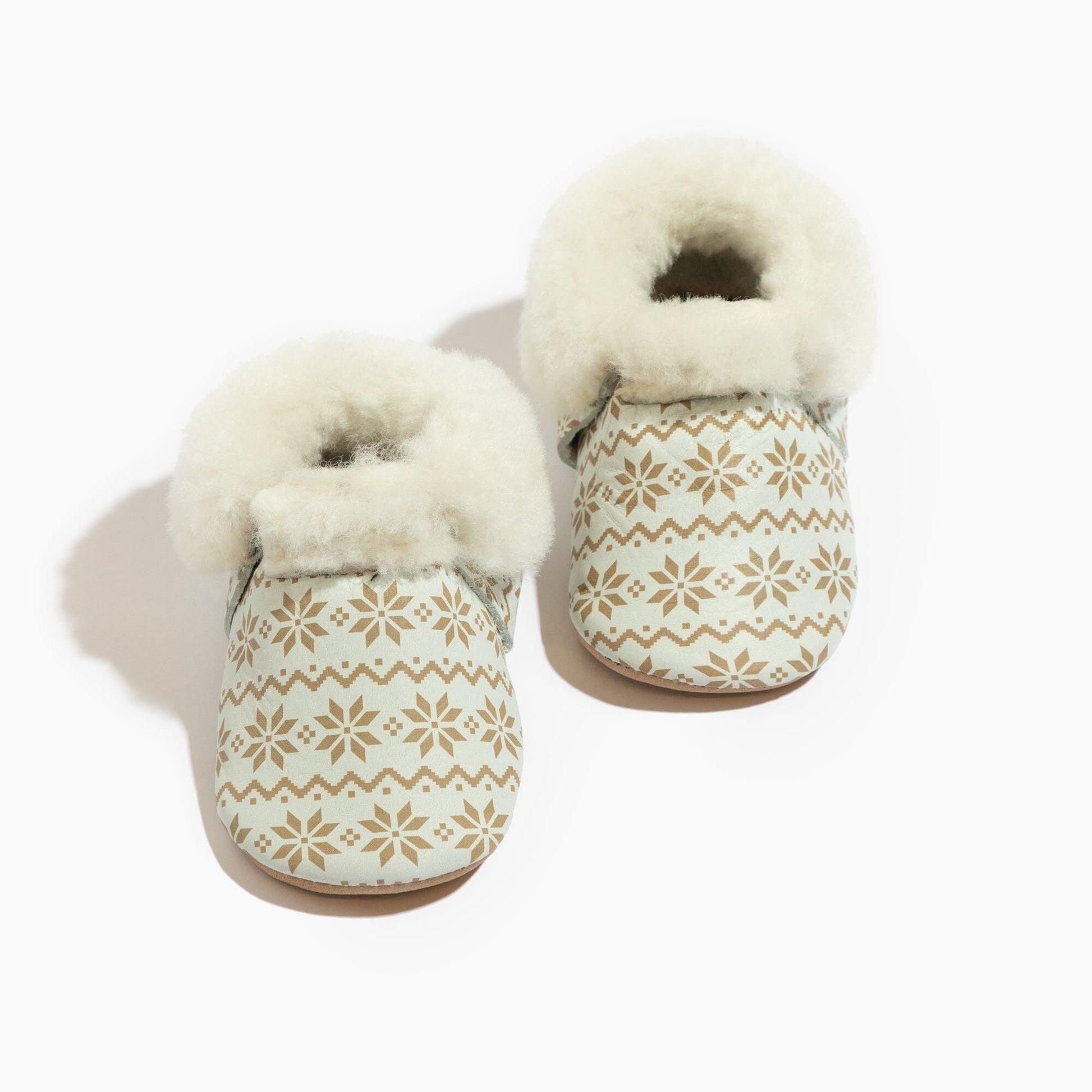 Sweater Weather Shearling Baby Shoe Shearling Mocc Soft Sole 