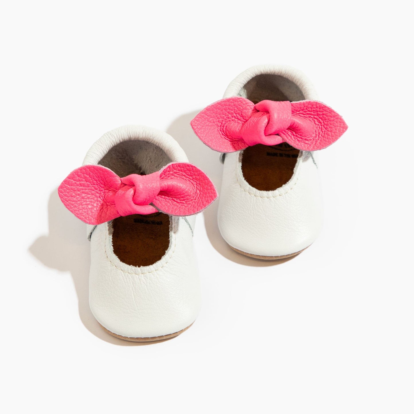 Taffy Dreamhouse Pink Knotted Baby Shoe Knotted Bow Mocc Soft Sole 
