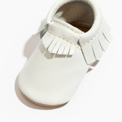 Toasted Bright White Moccasin Baby Shoe Moccasin Soft Sole 
