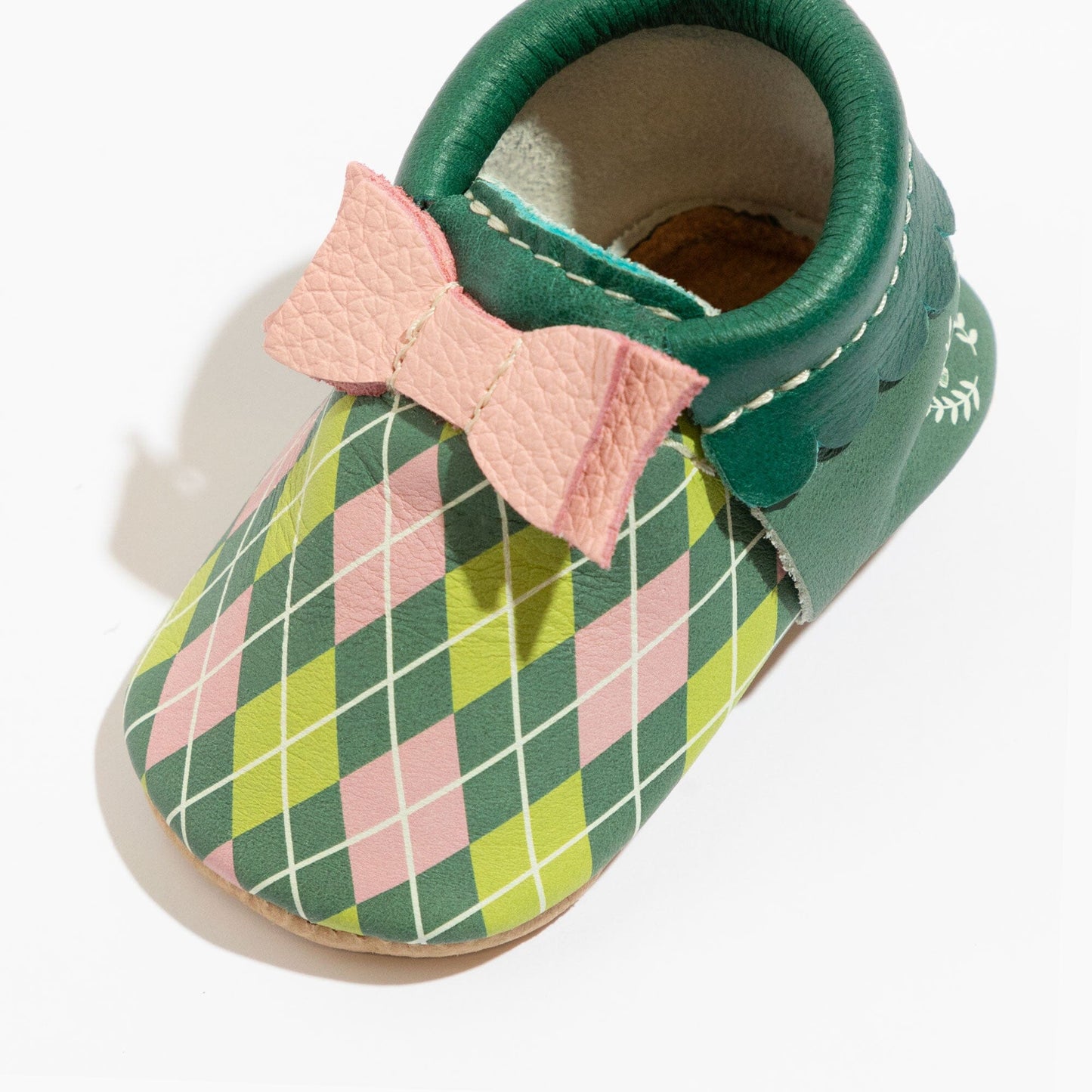 Tournament Bow Baby Shoe Bow Mocc Soft Sole 
