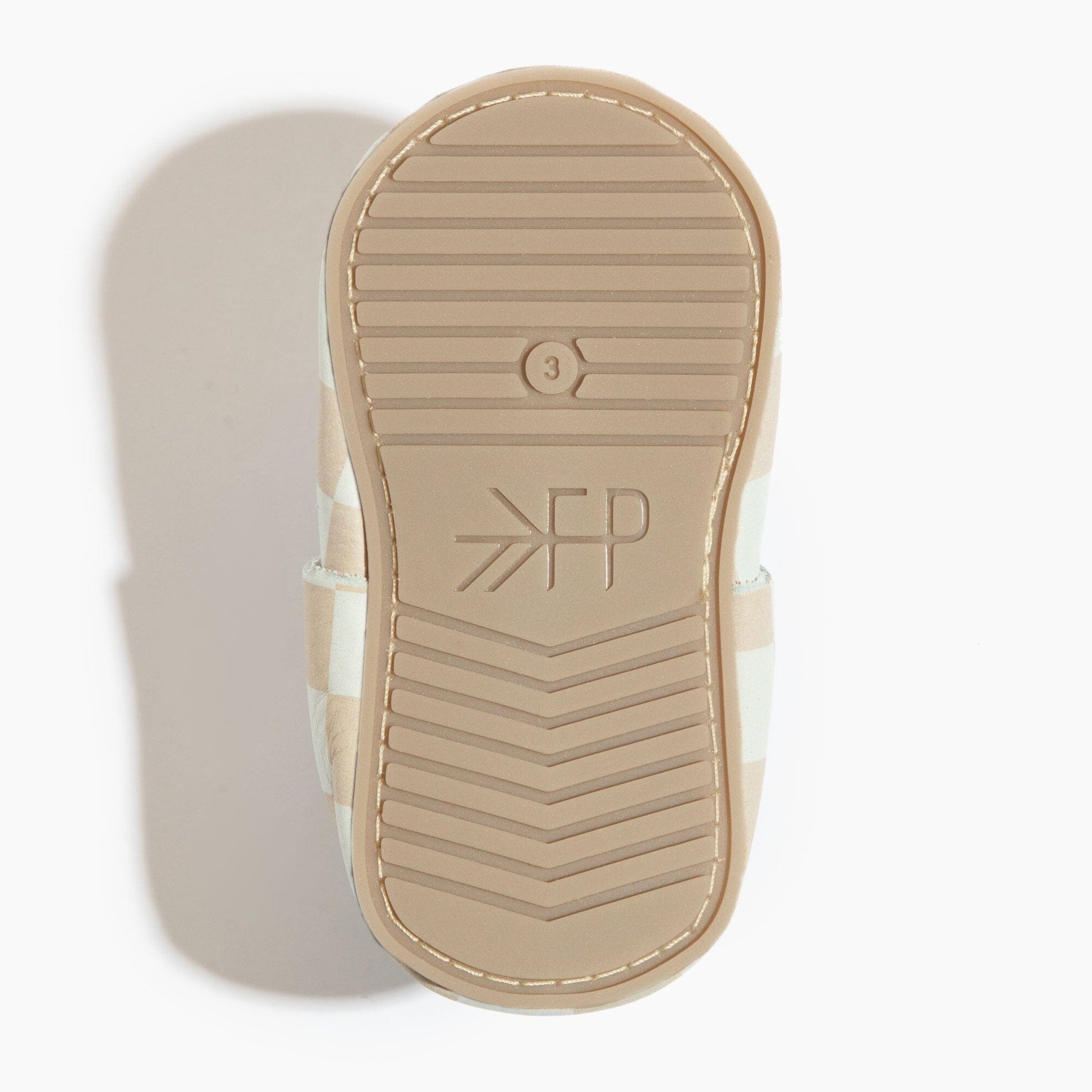 Trendy Tan Check City Baby Shoe City Mocc Soft Sole 