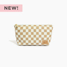 Tan Check Utility Pouch Utility Pouch In House Bag 