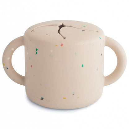 Snack Cup Snack Cup Mushie Vanilla Confetti 