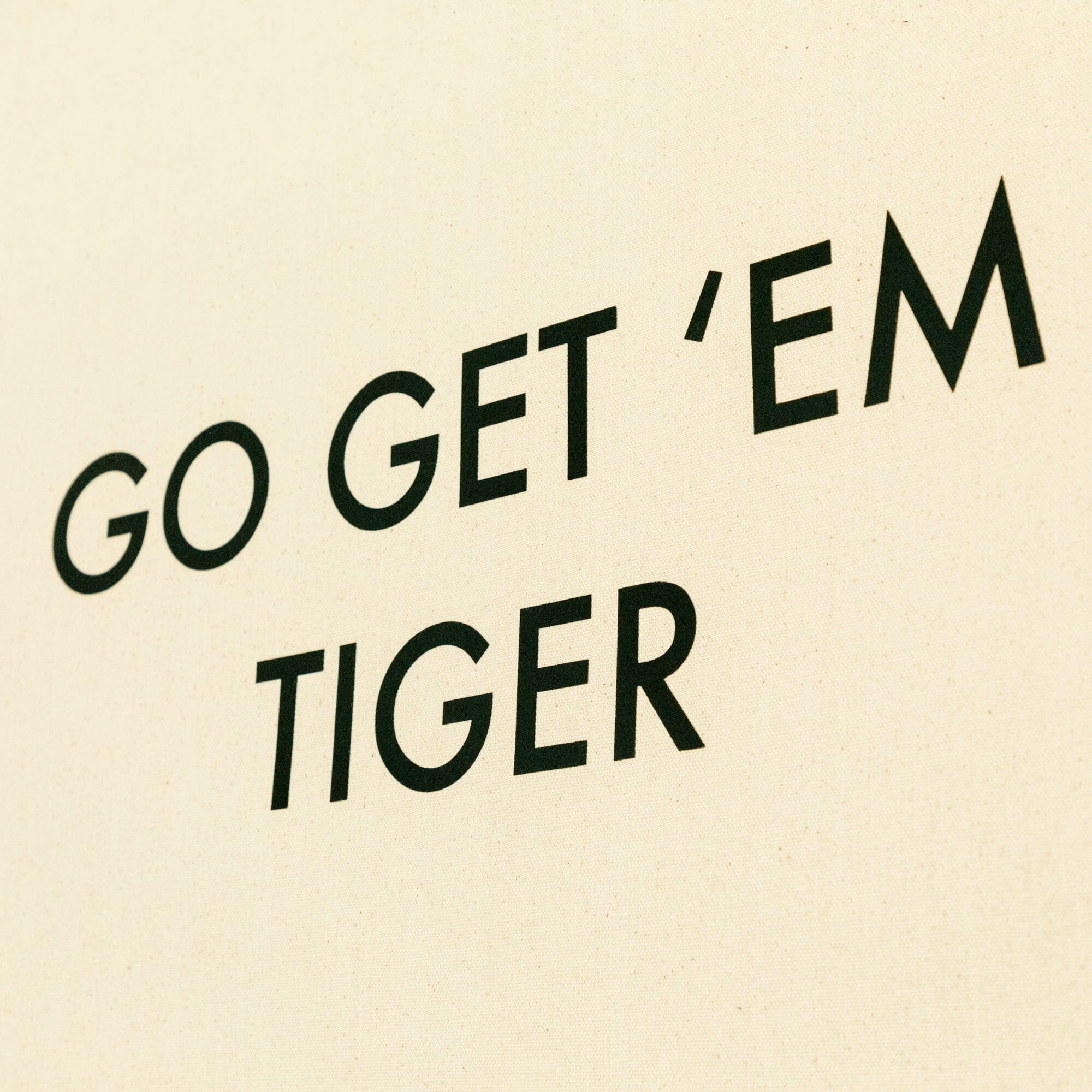 Go Get 'Em Tiger Wall Hanging Wall Hanging Nursery Decor 