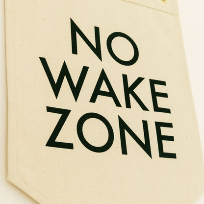 No Wake Zone Wall Hanging Wall Hanging Nursery Decor 