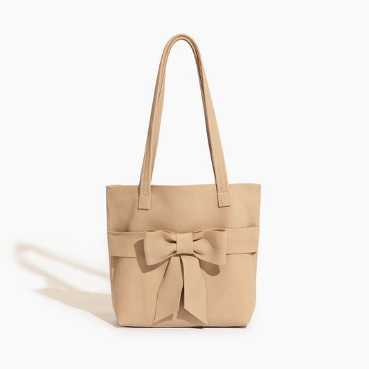 Weathered Brown Put A Bow On It Leather Tote Leather Tote In House Bag 