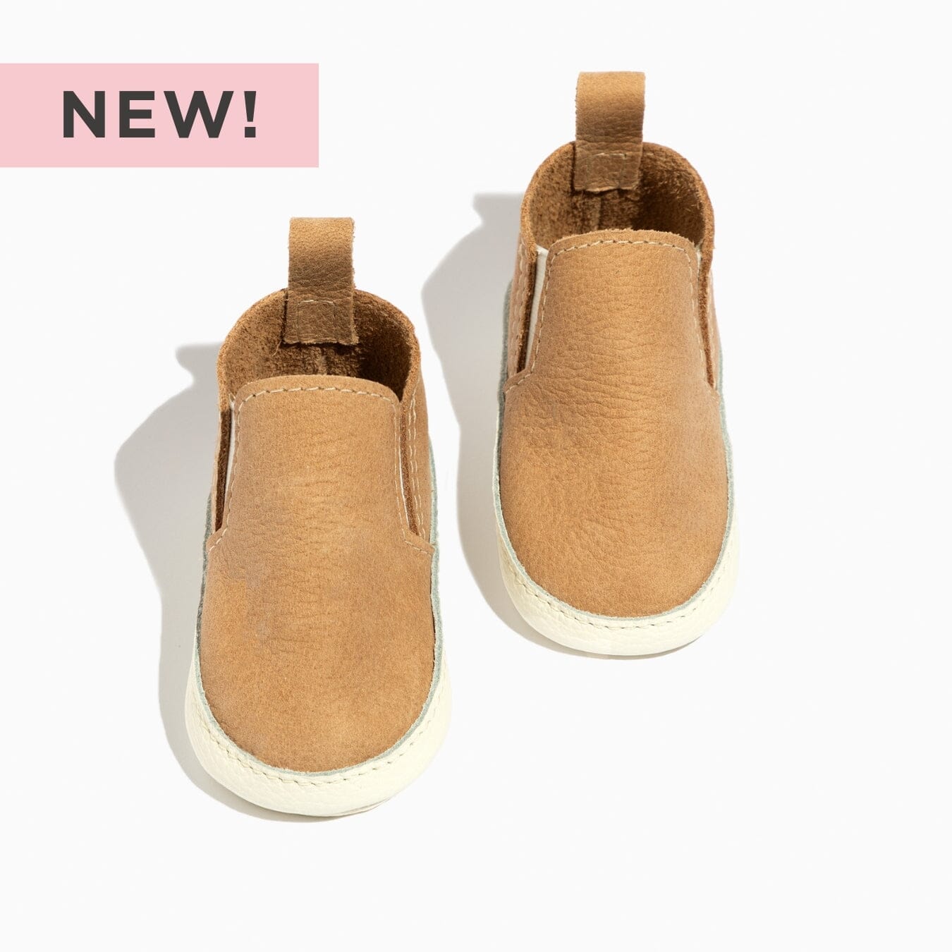 Weathered Brown Slip On Baby Shoe Slip On Soft Sole 
