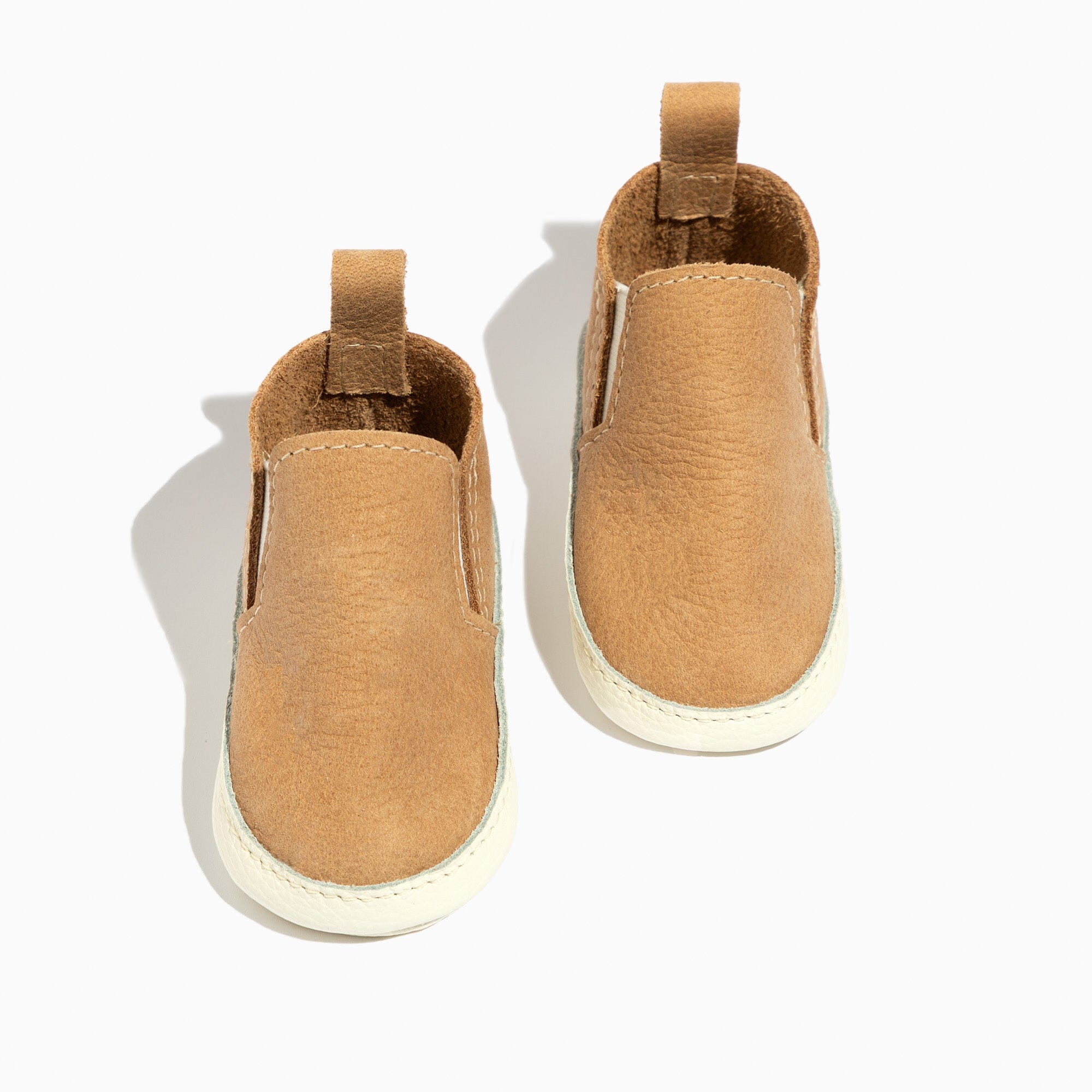 Weathered Brown Slip On Baby Shoe Slip On Soft Sole 