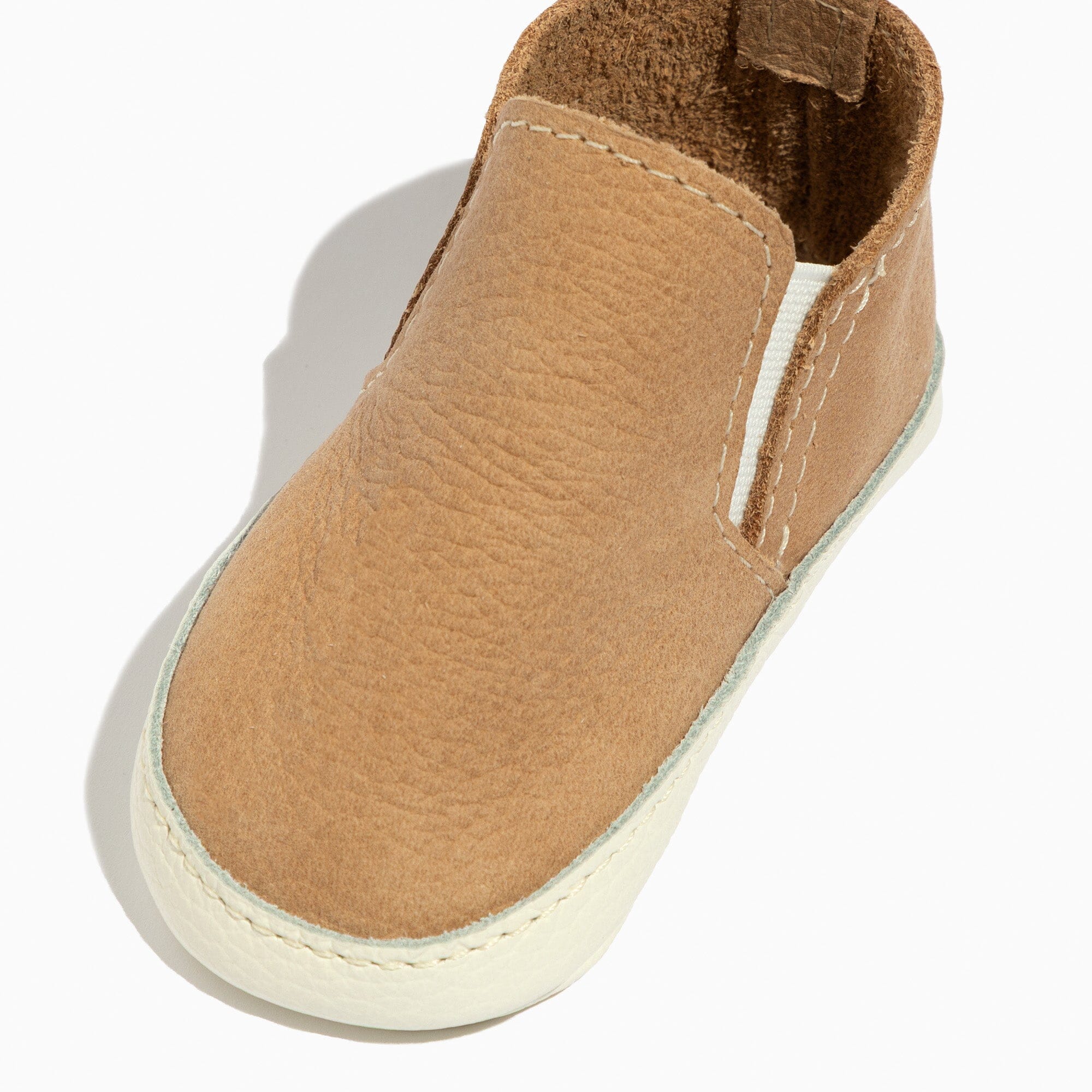 Weathered Brown Slip On Baby Shoe Slip On Soft Sole 