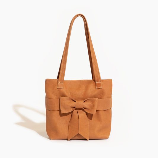 Zion Put A Bow On It Leather Tote Leather Tote In House Bag 