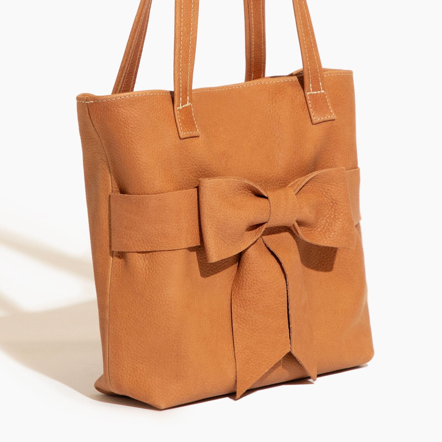 Zion Put A Bow On It Leather Tote Leather Tote In House Bag 