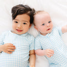 Harbor Gingham Short Sleeve & Shorts Bamboo Sleeper Motette 