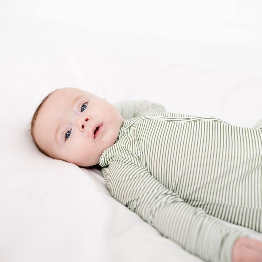 Evergreen Stripe Bamboo Sleeper Motette 