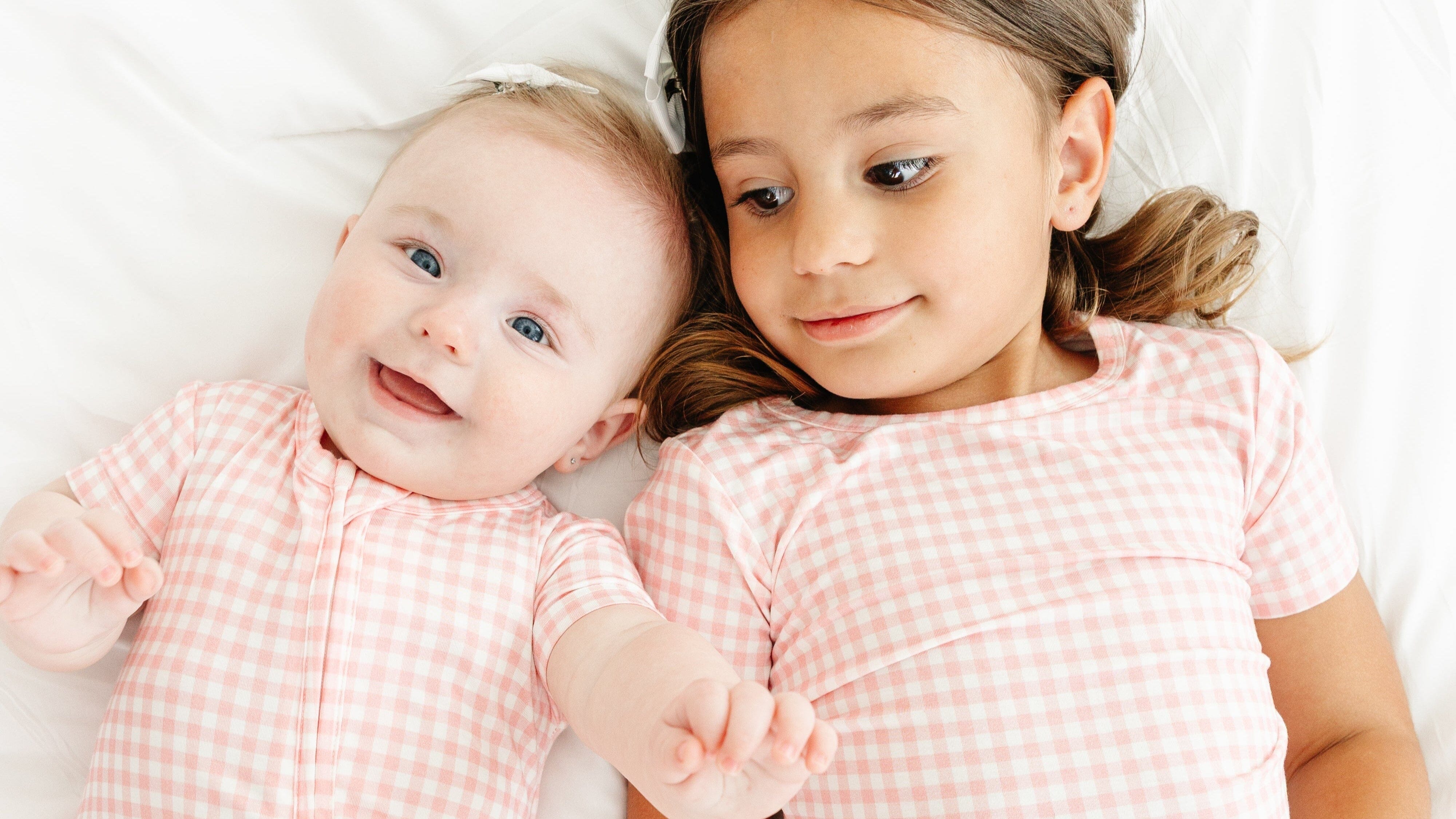 Sugar Gingham Short Sleeve & Shorts Bamboo Sleeper Motette 