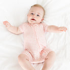 Sugar Gingham Short Sleeve & Shorts Bamboo Sleeper Motette 