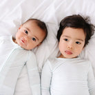 Cloud Stripe Bamboo Toddler Pajama Set Motette 