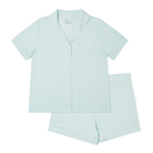 Cloud Stripe Short Sleeve & Shorts Bamboo Women's Pajama Set Motette 