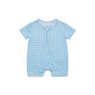 Harbor Gingham Short Sleeve & Shorts Bamboo Sleeper Motette 