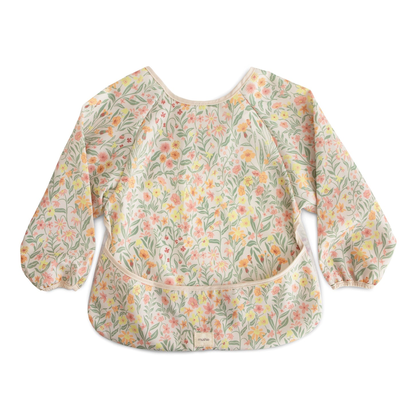 Long Sleeve Bib Long Sleeve Bib Mushie Pastel Blooms 