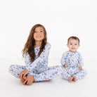 Porcelain Vine Bamboo Toddler Pajama Set Motette 