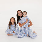 Porcelain Vine Short Sleeve & Pants Bamboo Women's Pajama Set Motette 