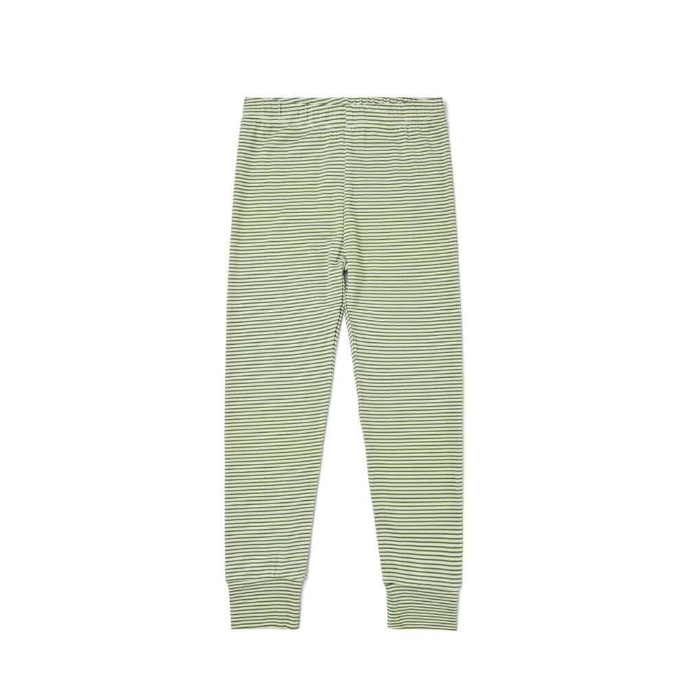Evergreen Stripe Bamboo Kids Pajama Set Motette 
