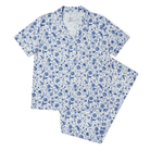 Porcelain Vine Short Sleeve & Pants Bamboo Women's Pajama Set Motette 