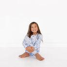 Porcelain Vine Bamboo Toddler Pajama Set Motette 