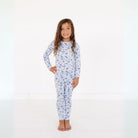 Porcelain Vine Bamboo Toddler Pajama Set Motette 