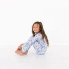 Porcelain Vine Bamboo Toddler Pajama Set Motette 