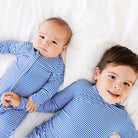 Cobalt Stripe Bamboo Toddler Pajama Set Motette 