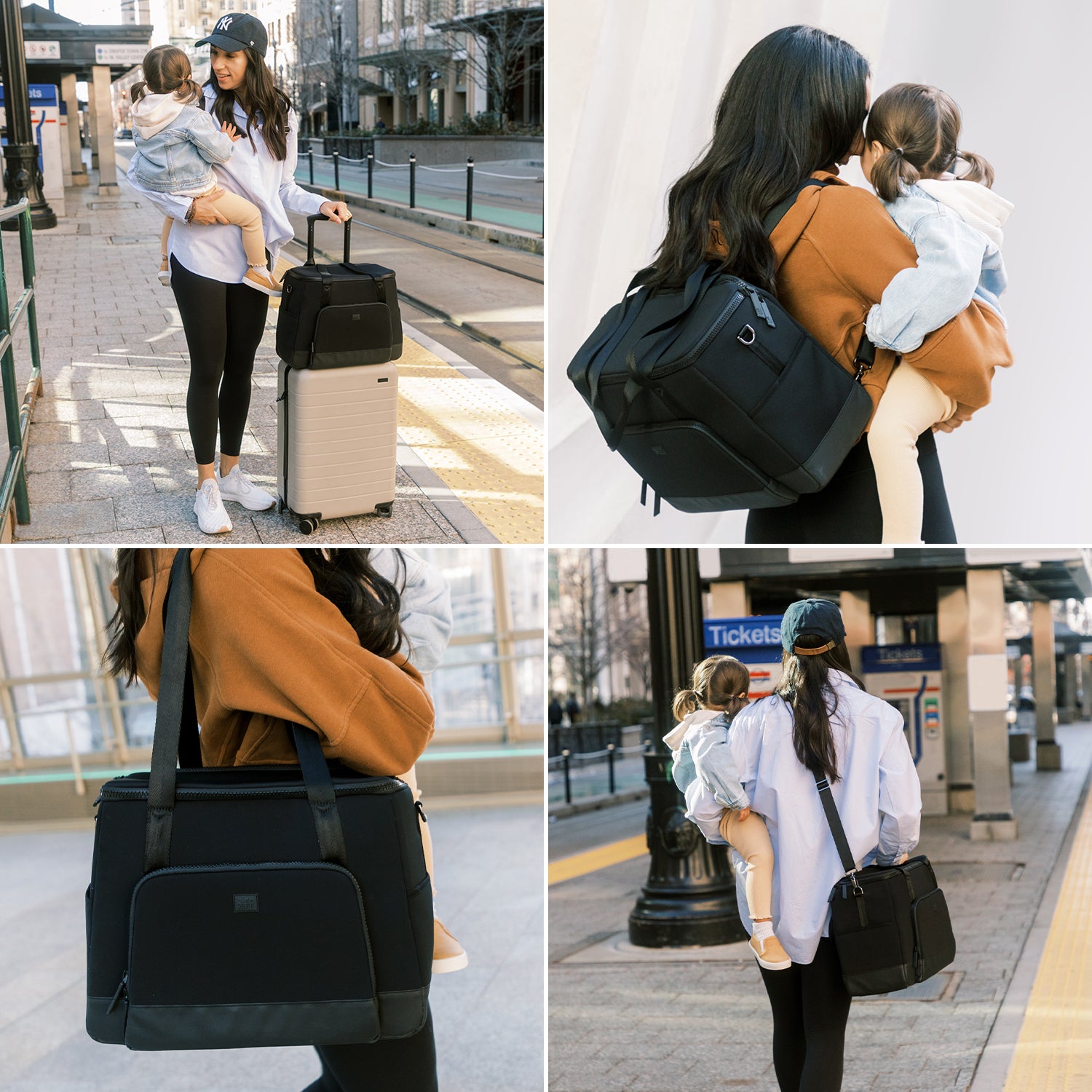 Ebony Seoul Overnighter Seoul Overnighter Bag Luggage 