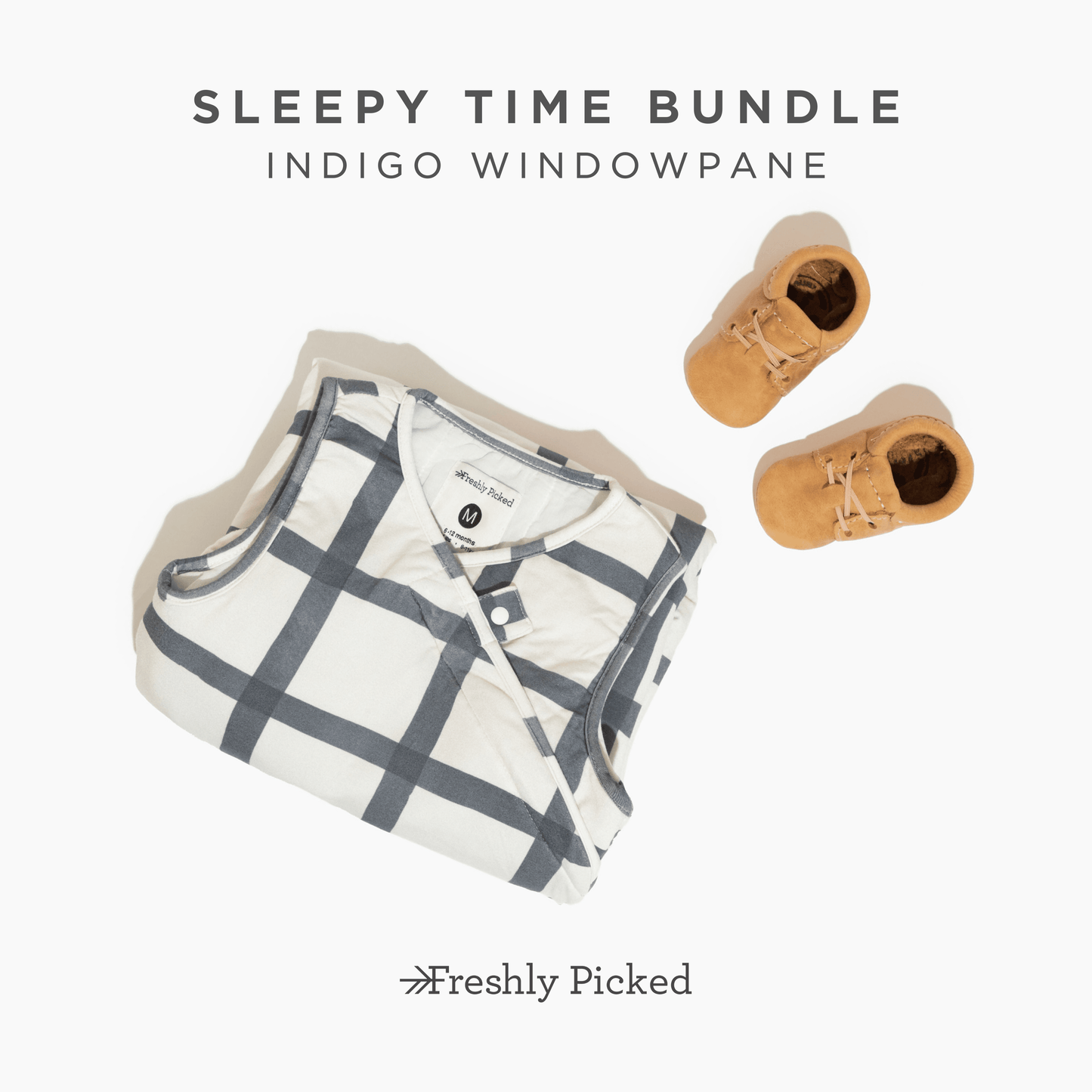 Sleepy Time Bundle Bundles of Joy Bundles of Joy Indigo Windowpane 