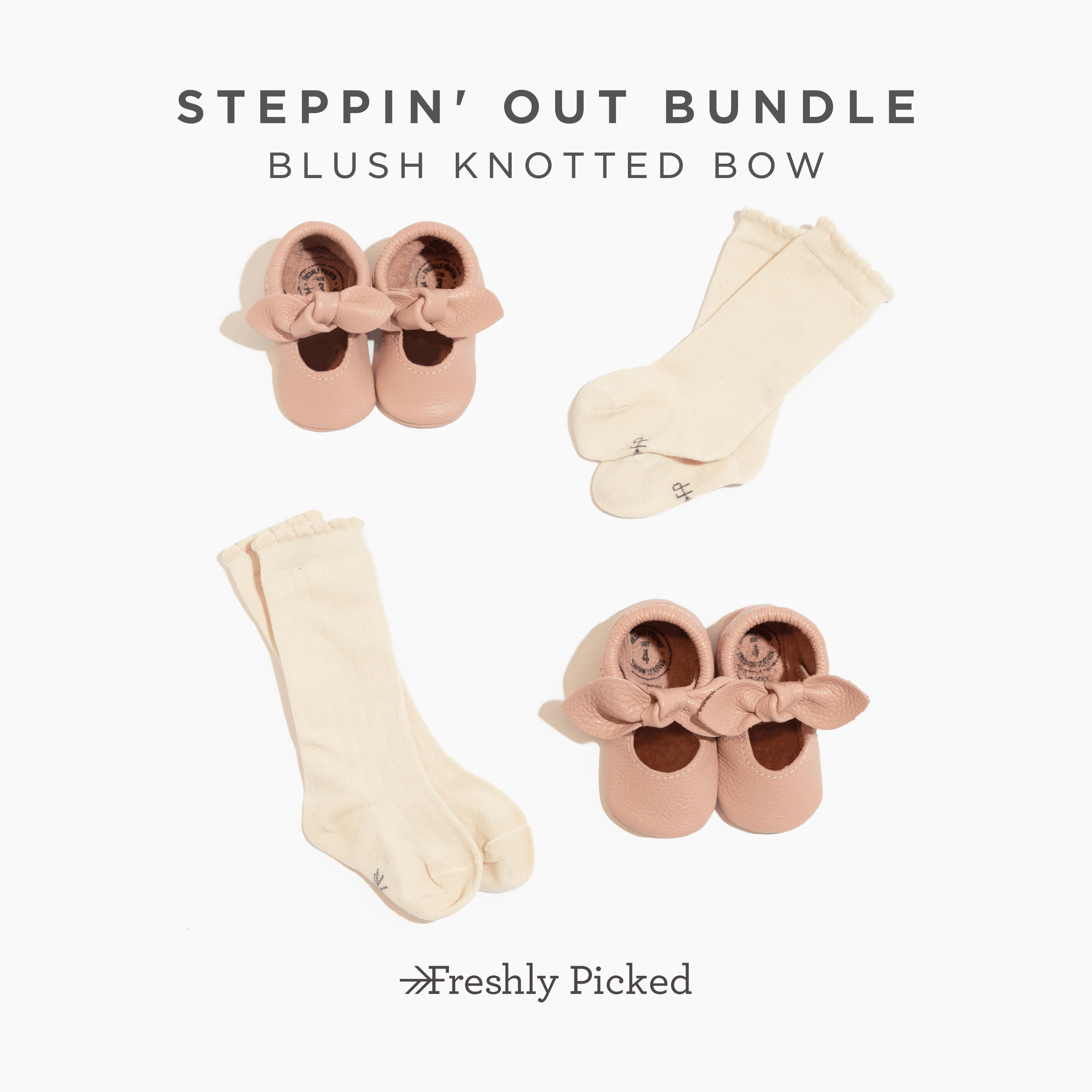 Steppin' Out Bundle Bundles of Joy Bundles of Joy Blush Knotted Bow 