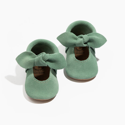 Aloe Suede Knotted Bow Mocc Knotted Bow Mocc Soft Sole 