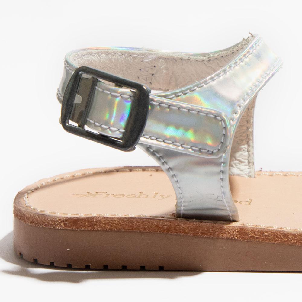 Girls on sale holographic sandals