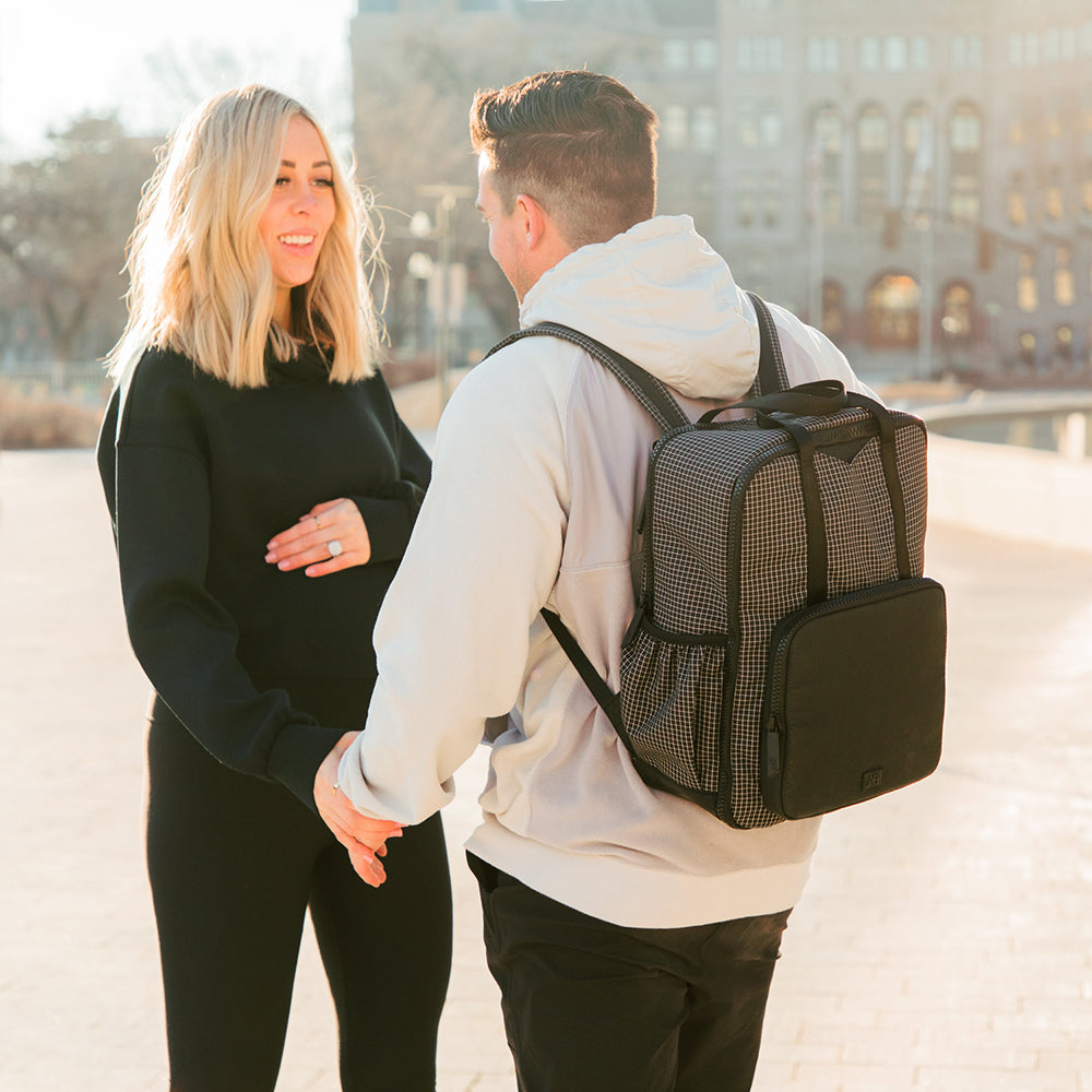 Machine washable diaper store backpack