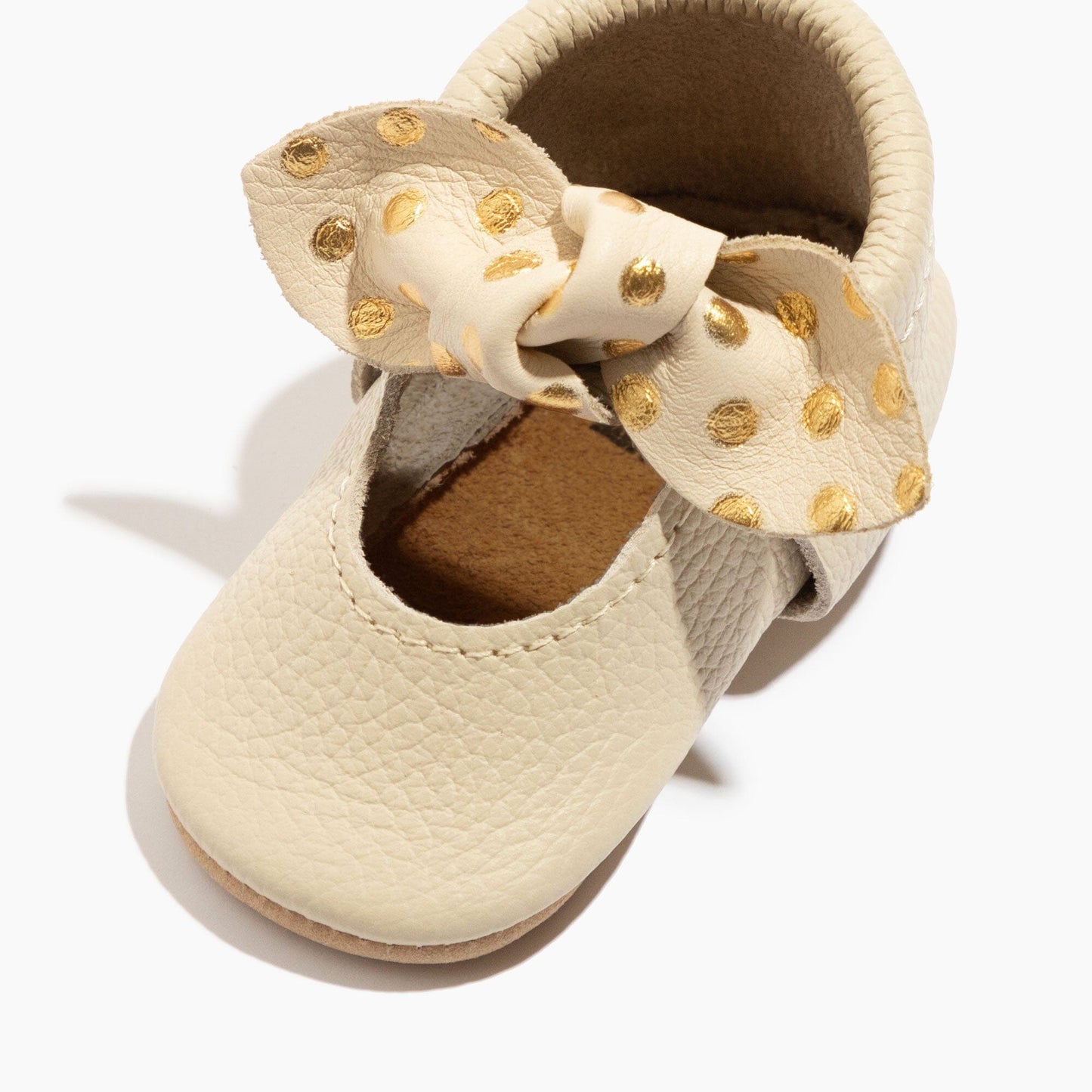 Birch Confetti Knotted Bow Mocc Knotted Bow Mocc Soft Sole 